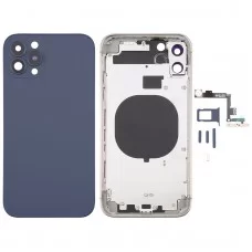 Takakansi, jossa on iP15 Pron ulkoasu jäljitelmä iPhone 11:lle (sininen)